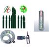 MADE IN ITALY RETE PER RECINZIONE METALLICA ZINCATA + KIT PALETTI , TENDITORI , CM...