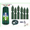 ITALIA \ RETE PER RECINZIONE METALLICA PLASTIFICATA + PALETTI,TENDITORI,CM.. KIT