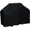 VivaGarden Telo Copri Barbecue Piccolo in PVC cm 80x45x100/135 h Grigio Magazzini Cosma