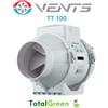 Vents Estrattore Aria Vents TT 100 125 150 mm Aspiratore Inline Silenzioso 2 Velocità