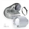 blauberg Estrattore ventilatore aspiratore aria vapori fumi odori kit completo condotto