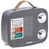 MACOM Termoventilatore Ceramico Compatto 1500 Watt stile retrò colore Grigio 942 MACOM