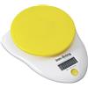 INNOLIVING SPA Bilancia da Cucina Digitale con Piatto Giallo Max 5 kg Innoliving