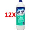 QUASAR 12 X Quasar Vetri Con Ammoniaca Ricarica 580 Ml