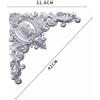 1x Vittoriano Ornato Decorativo PVC Muro Applique Angoli Modanatura Stampo Onlay