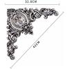 1x Vittoriano Ornato Decorativo PVC Muro Applique Angoli Modanatura Stampo Onlay