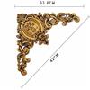 1x Vittoriano Ornato Decorativo PVC Muro Applique Angoli Modanatura Stampo Onlay