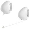 Leifheit 83106 Stendibiancheria Parete Rollfix 150 Single Line PVC 18.5x8.5x21cm