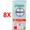 NAPISAN 8 X Napisan 40 Salviette Biodegradabili Igienizzanti Formula 0 %