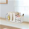 Organizer da scrivania, portapenne con 2 cassetti, raccoglitore per documenti,