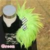 Cristallo Piuma Spallina Spilla Spalla Board Spalline Carnevale Stage Punk