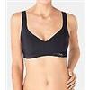 SLOGGI reggiseno microfibra ZERO FEEL 2.0 BRALETTE da infilare NERO coppe imb.es