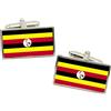 Family-crests.com Uganda Bandiera Gemelli IN Cromata Scatola Regalo