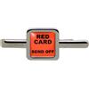 Giftshop UK Rosso Scheda Quadrato Fermacravatta