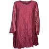 TADASHI Giovanna Guglielmi blusa over stropicciata, ovetto - 90 cm