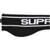 Supreme Fascia con logo Supreme Contrast nera
