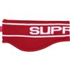 Supreme Fascia con logo Supreme Contrast rossa