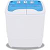 vidaXL Mini Lavatrice a Vaschetta Doppia 5,6 kg