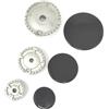 FRANKE KIT 3 BRUCIATORI + PIATTELLI SPARTIFIAMMA 3 FUOCHI PIANO COTTURA CUCINA