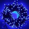 COSE DA CASA 300 luci led Catena Luminosa Natalizia BLU lunga 20 metri uso esterno o interno