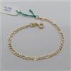 BRACCIALE PER BAMBINI A MAGLIA GRUMETTA IN ORO GIALLO 18KT 1,1 GRAMMI (8259)