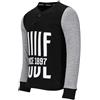 Juventus Pigiama Completo Pantaloni Neri Maglia Serafino Nera e Grigio Juventus Bambino