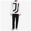 Juventus Pigiama Completo Manica Lunga Pantaloni Maxi Logo 2019/2020 Uomo