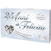 Crispo Confetti Crispo 25 Anni di Felicità Mandorla Naturale Argento Nozze 500 g