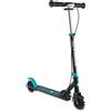 Globber - FLOW ELEMENT JUNIOR LIGHTS - monopattino pieghevole a 2 ruote con freno posteriore, manubrio regolabile e luci LED, per bambini dai 4 anni - azzurro turchese