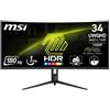 Msi Monitor MAG SERIE MAG 342CQR E2 UWQHD Curved Black