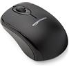 Amazon Basics MOUSE WIRELESS SENZA FILI COMPUTER MICRO RICEVITORE NERO OTTICO PORTATILE USB DE