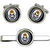 Giftshop UK Uss Roosevelt (DDG-80) Gemelli E Fermacravatta Set