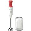 Bosch Mixer Immersione MSM64110 450W Rosso, Bianco con Contenitore e Turbo