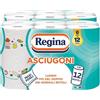 Regina Asciugoni Regina Carta Cucina Confezione da 12 Rotoli a 2 veli 85 strappi per