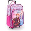 PERLETTI Zaino Trolley Bambina Disney Frozen 2 Rosa e Lilla Zaino Scuola Materna