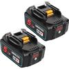 Powarobor Batteria di ricambio agli ioni di litio Compatibile con Makita 18Volt BL1830 BL1