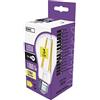 Emos * Model A + +, lampadina a LED Filament A60 a + + 8 W E27 bianco caldo, vetro, 8 Watts, E27, trasparente, 6 x 6 x 11 cm