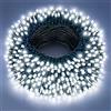WISDOM Luci Di Natale 1000 Led Luce Fredda 23 metri 7 Giochi Di Luce Interno Ed Esterno