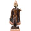 TM Statua In Ottone Del Buddha In Piedi 6,5 Pollici