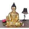 IC Statua Figurina Di Buddha Medicinale In Ottone 15"