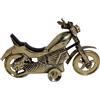 MH Nuovo Decorativo Ottone D'Oro Miniatura Bicicletta Fiore All'Occhiello Oro