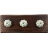 IS Legno Fiore Ganci Appendiabiti Medio Chiave melon Muro Supporti da Parete Telo