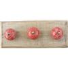 IS IN Legno Fatto a Mano Floreale Ganci da Parete Appendiabiti Supporti Chiave Telo