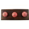 IS IN Legno Fatto a Mano Floreale Ganci da Parete Appendiabiti Supporti Key Telo