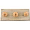 IS IN Legno Fatto a Mano Righe Ganci Appendiabiti Chiave Supporti da Parete Telo