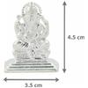 GGI Argento Calcutta Ganesha Idolo per Regalo Murti Casa Articolo