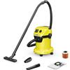 Karcher Aspiratore Karcher WD3 1000W 17L P V-17/4/20 aspiratutto per liquidi solidi auto