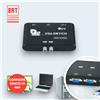SWITCH COMMUTATORE VGA 2 INGRESSI 1 USCITA SELETTORE LCD TFT VIDEO MONITOR PC