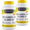 Healthy Origins Vitamina D-3 + OLIVE OIL 10000 IU - 360 softgels - 2 conf.