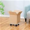 Supporto per piante con ruote, elegante porta piante con rotelle per casa,